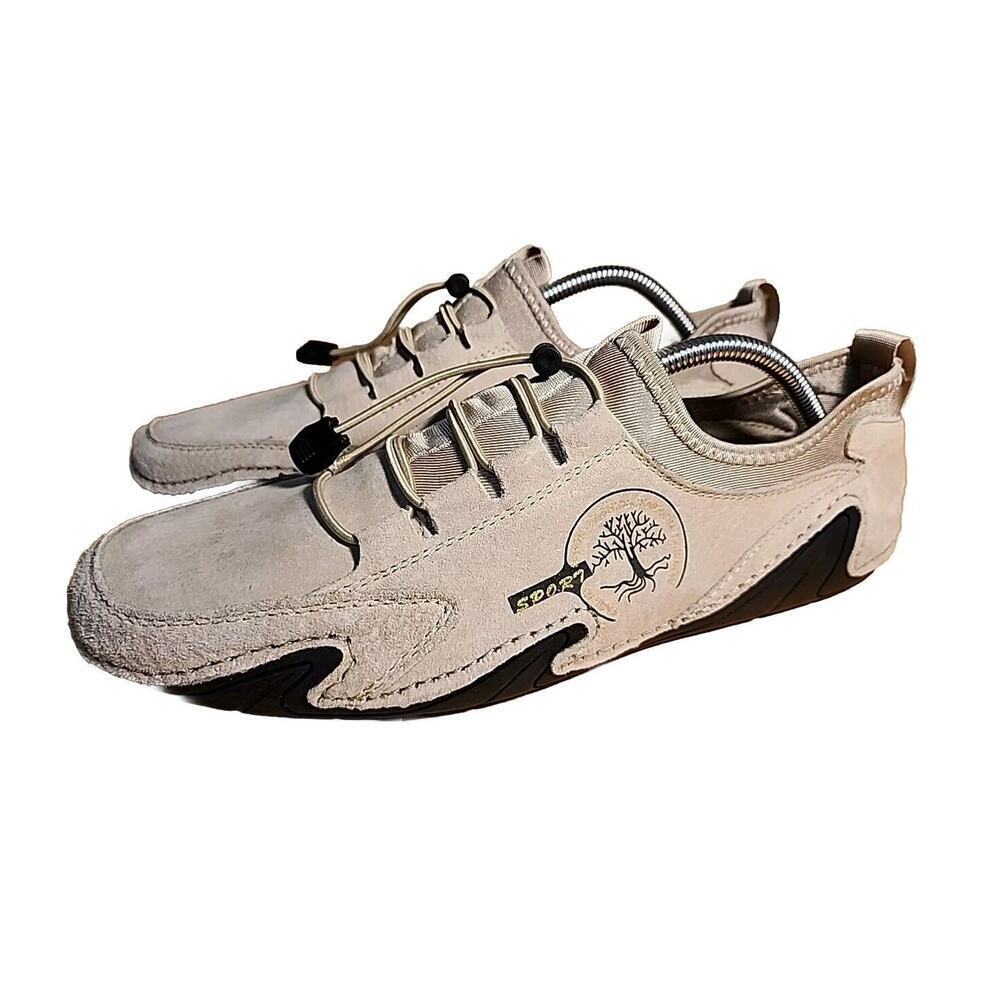 Fashion Casual Soft Leather Slip On Loafers Driving Walking Mens Size 8.5 Wom 10